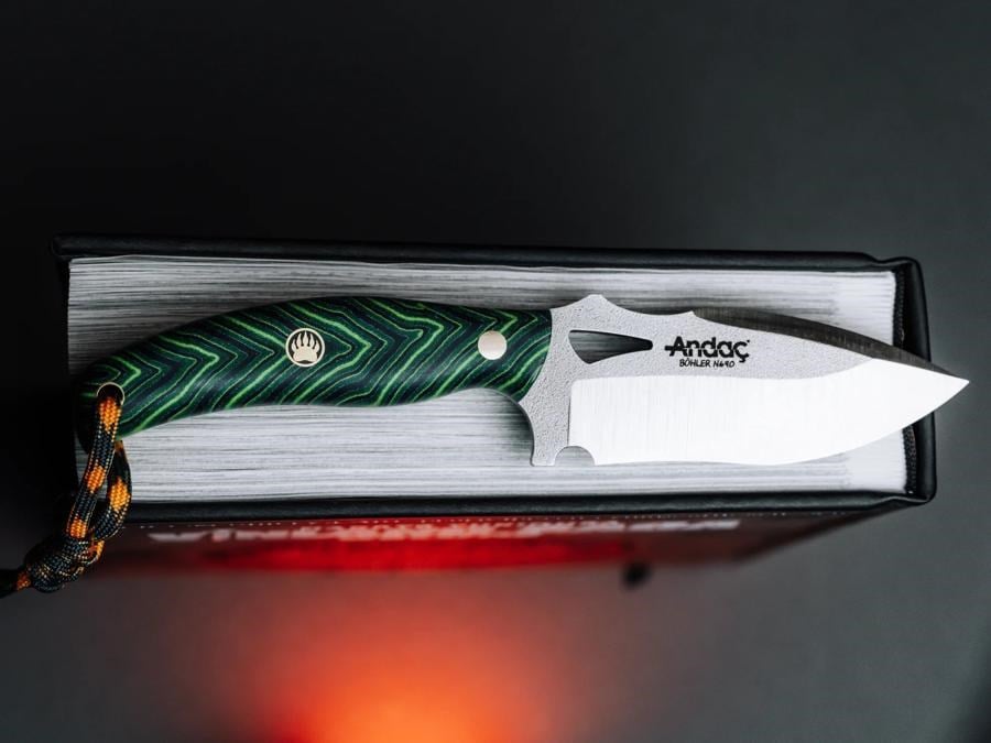 Hawk - Yeşil Micarta Kabza