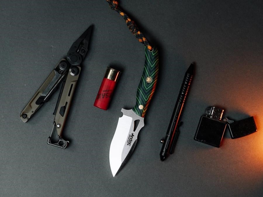 Hawk - Yeşil Micarta Kabza