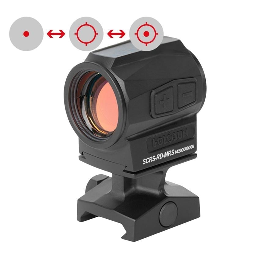Holosun SCRS RD MRS Solar Red Dot (2 MOA & 65 MOA Circle)