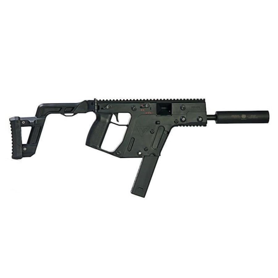 KRYTAC Kriss Vector SMG Mock Susturuculu Siyah AEG Airsoft Tüfek
