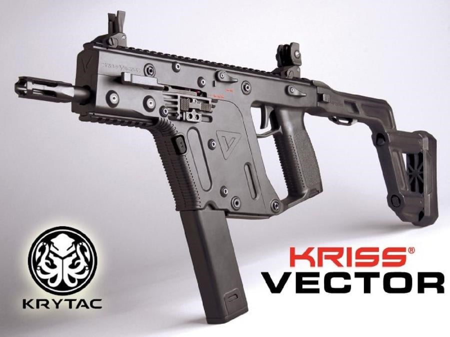 KRYTAC Kriss Vector SMG Siyah AEG Airsoft Tüfek
