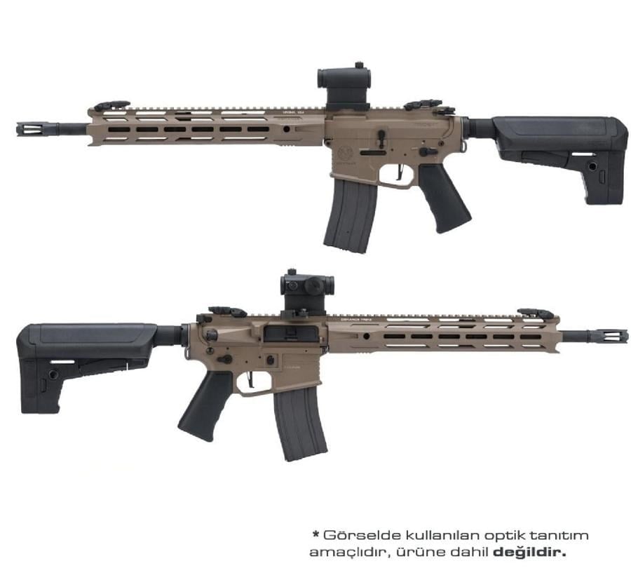 KRYTAC Trident MKII SPR M-Lok Çöl Tan AEG Airsoft Tüfek