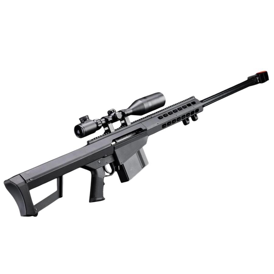 Matrix Barrett Lisanslı M82A1 Bolt Action Sniper Siyah Spring Airsoft Tüfek