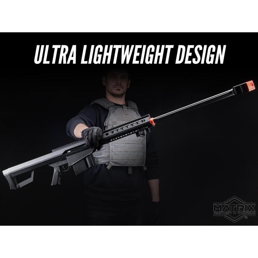 Matrix Barrett Lisanslı M82A1 Bolt Action Sniper Siyah Spring Airsoft Tüfek