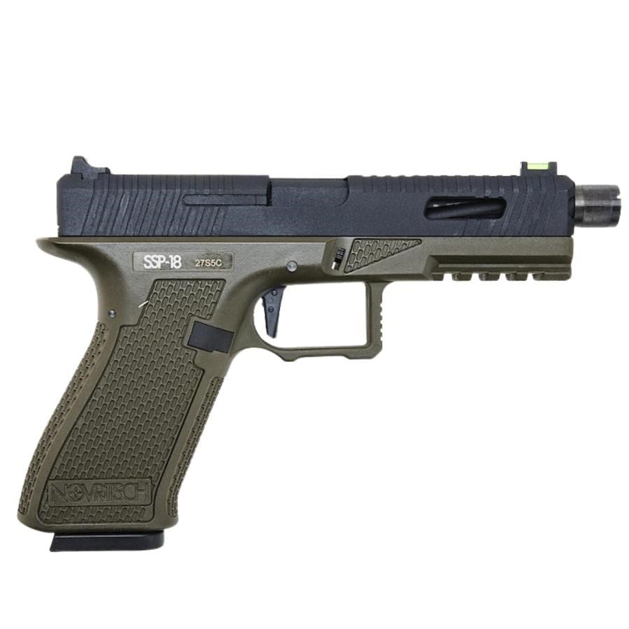 Novritsch SSP18 HAKI YESIL GBB Airsoft Tabanca - ÇANTA HEDİYELİ P2G2B