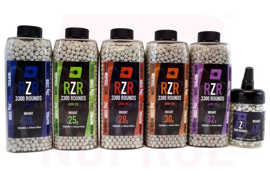 Nuprol RZR 0.40G AirSoft BB 1000 Adet