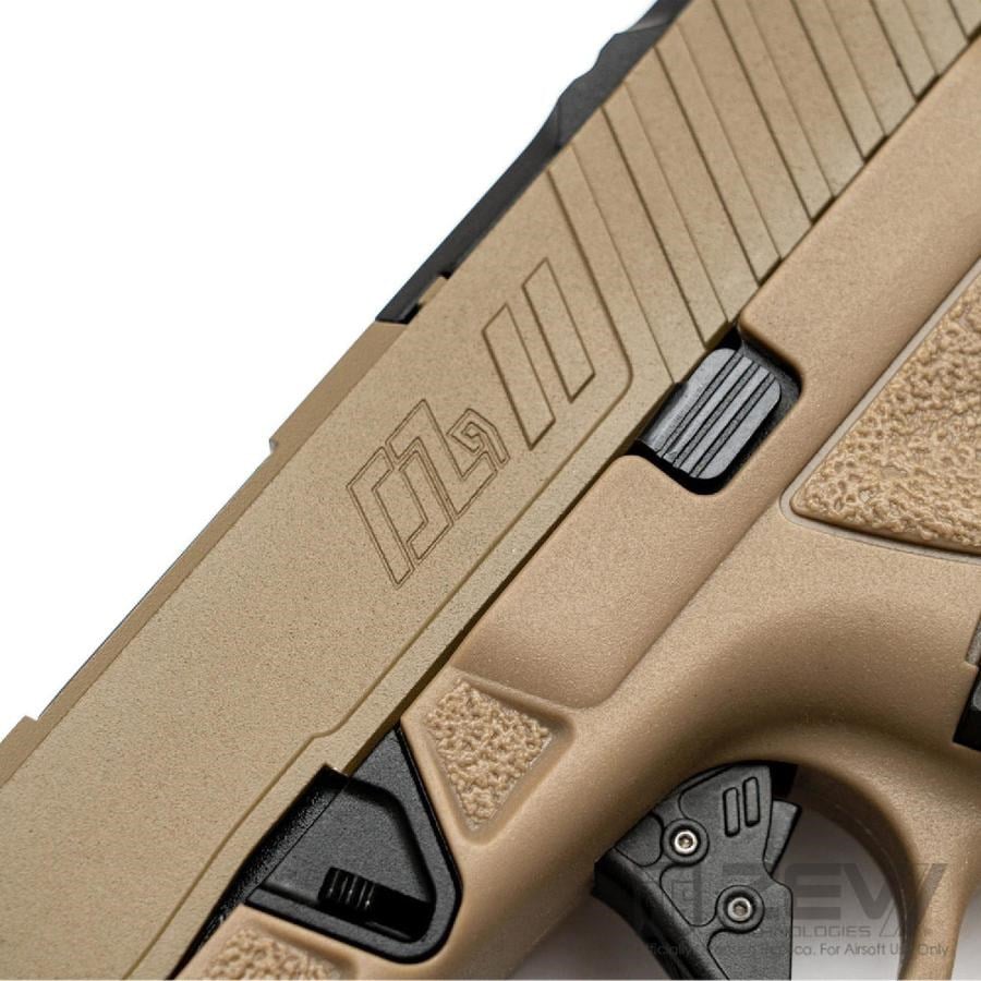 PTS ZEV OZ9 Elite TAN GBB Custom Glock Airsoft Tabanca DARK EARTH ZV613680313