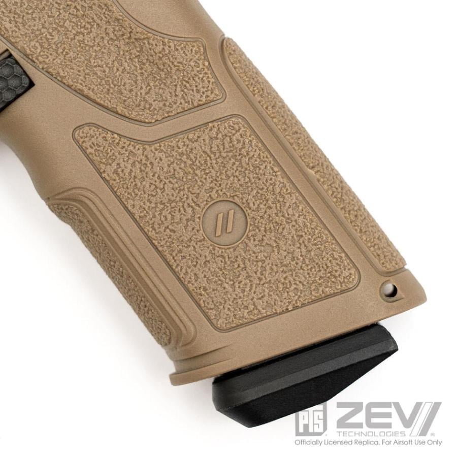 PTS ZEV OZ9 Elite TAN GBB Custom Glock Airsoft Tabanca DARK EARTH ZV613680313