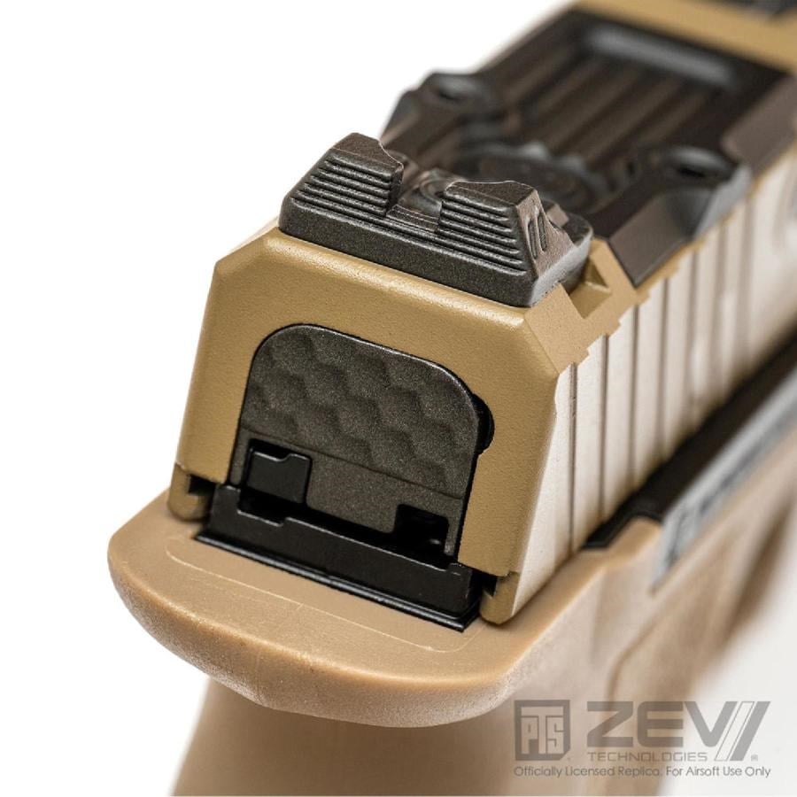 PTS ZEV OZ9 Elite TAN GBB Custom Glock Airsoft Tabanca DARK EARTH ZV613680313