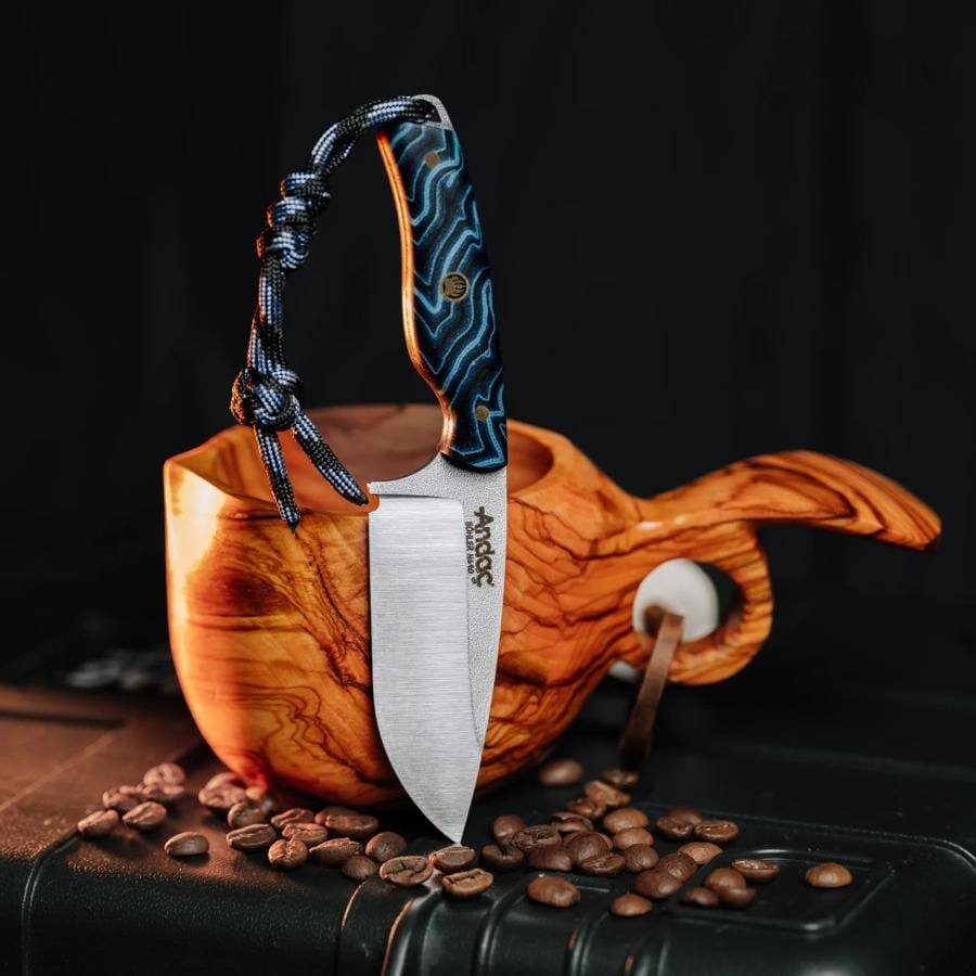 Robin - Mavi Micarta Kabza