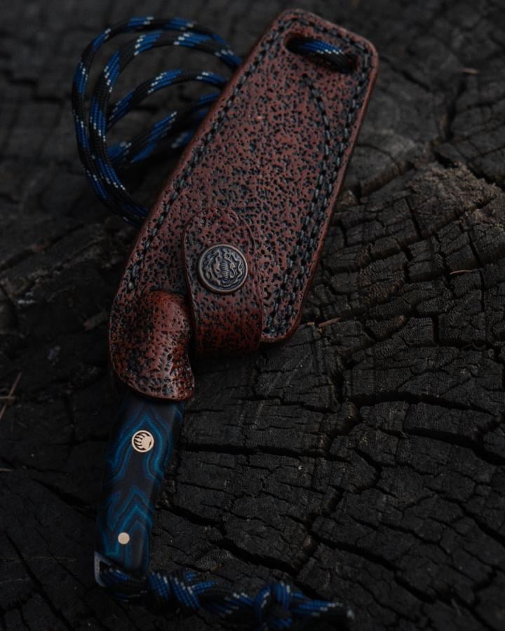 Robin - Mavi Micarta Kabza