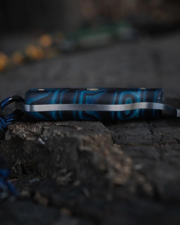 Robin - Mavi Micarta Kabza