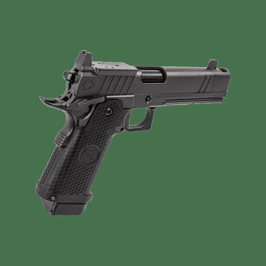 RWA Nighthawk Custom Licenced TRS COMPENSATOR BLACK Airsoft GBB Tabanca (RMR Ready)