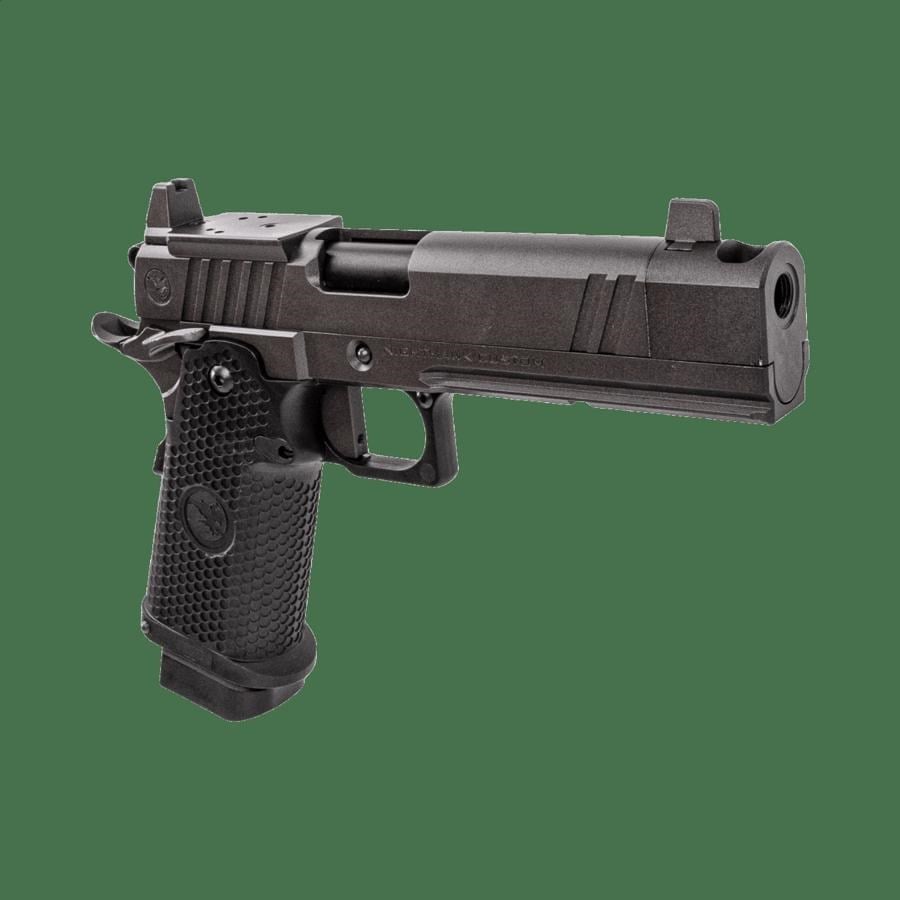 RWA Nighthawk Custom Licenced TRS COMPENSATOR BLACK Airsoft GBB Tabanca (RMR Ready)