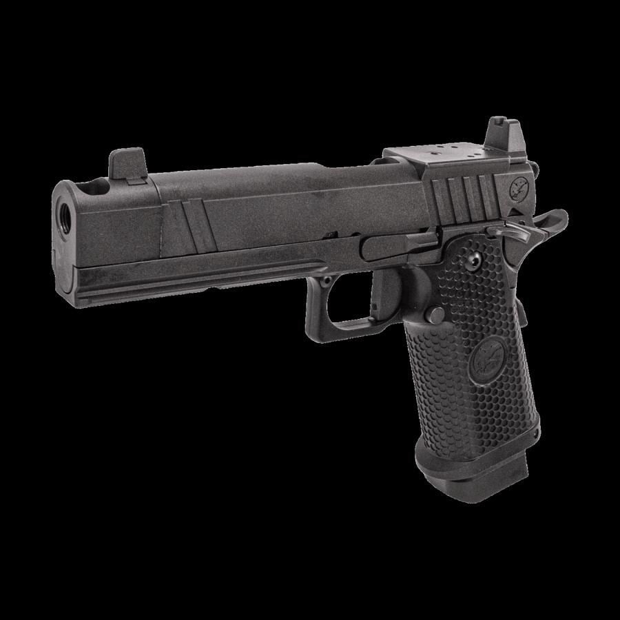 RWA Nighthawk Custom Licenced TRS COMPENSATOR BLACK Airsoft GBB Tabanca (RMR Ready)
