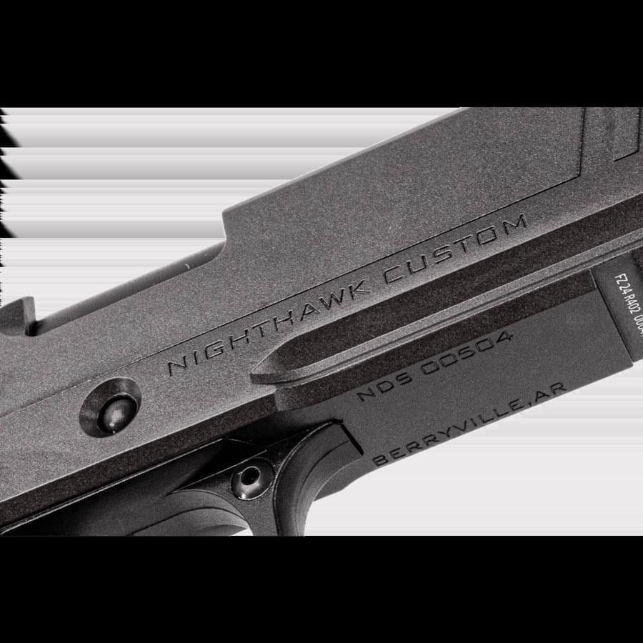 RWA Nighthawk Custom Licenced TRS COMPENSATOR BLACK Airsoft GBB Tabanca (RMR Ready)