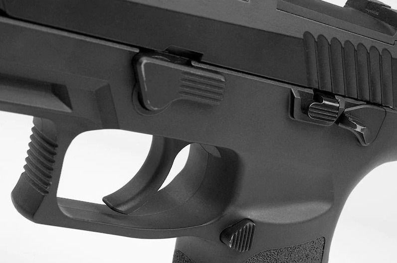 SIG Sauer ProForce P320 M17 GBB Airsoft Tabanca (Green Gas / Siyah)