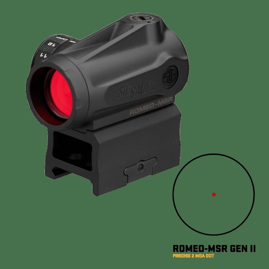 Sig Sauer Romeo MSR Gen2 & Juliet3 Micro Combo | Red Dot & Büyüteç Seti