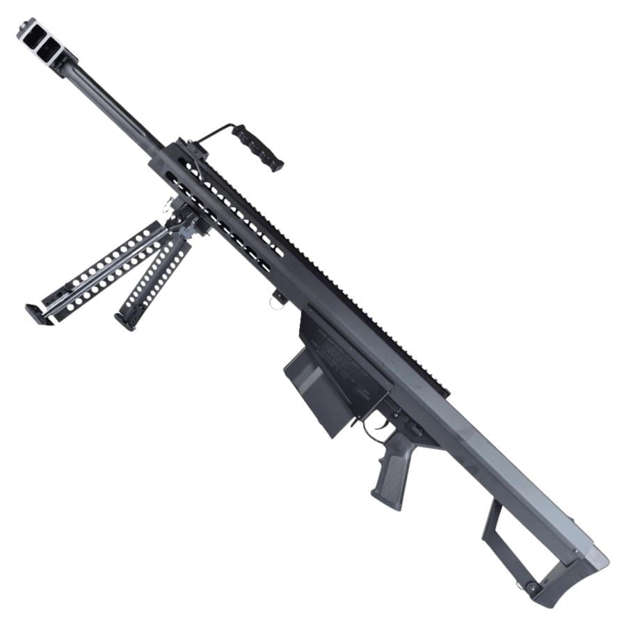 SnowWolf BARRETT M82A1 BK CQB Kısa Namlu AEG Siyah Airsoft Sniper Tüfeği