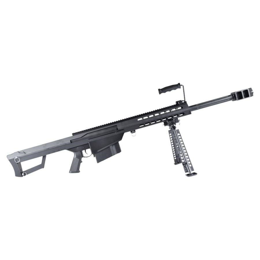 SnowWolf BARRETT M82A1 BK CQB Kısa Namlu AEG Siyah Airsoft Sniper Tüfeği