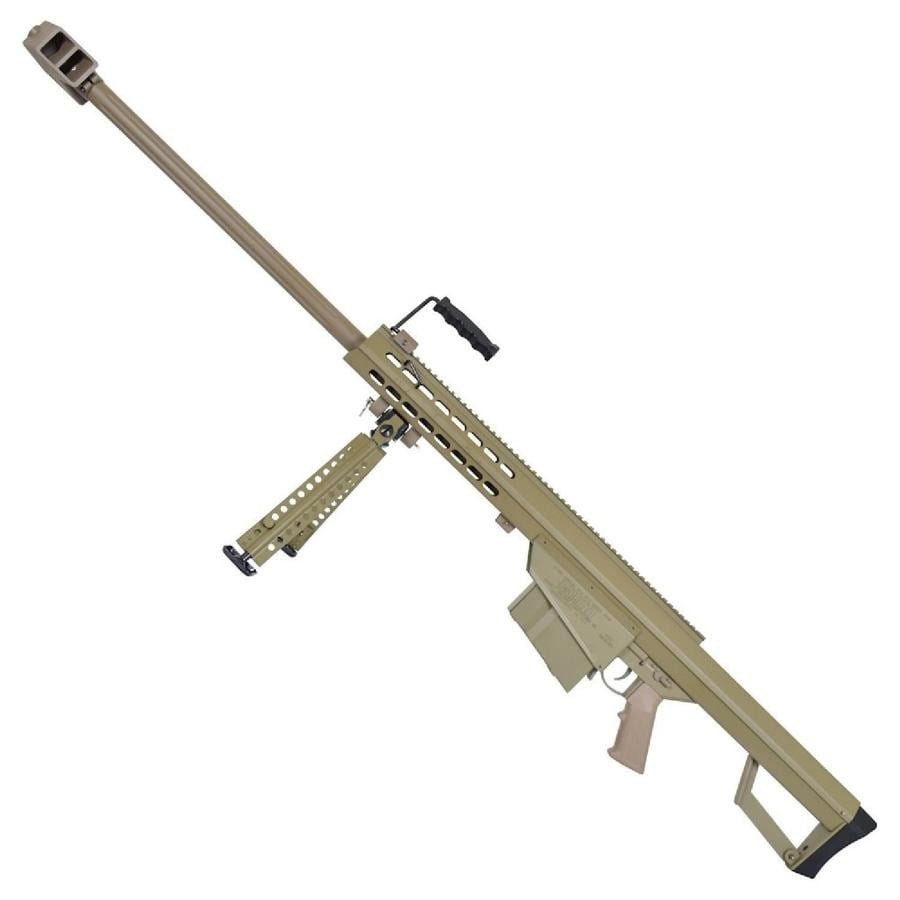 SnowWolf BARRETT M82A1 TAN Long AEG DESERT Airsoft Sniper Tüfeği