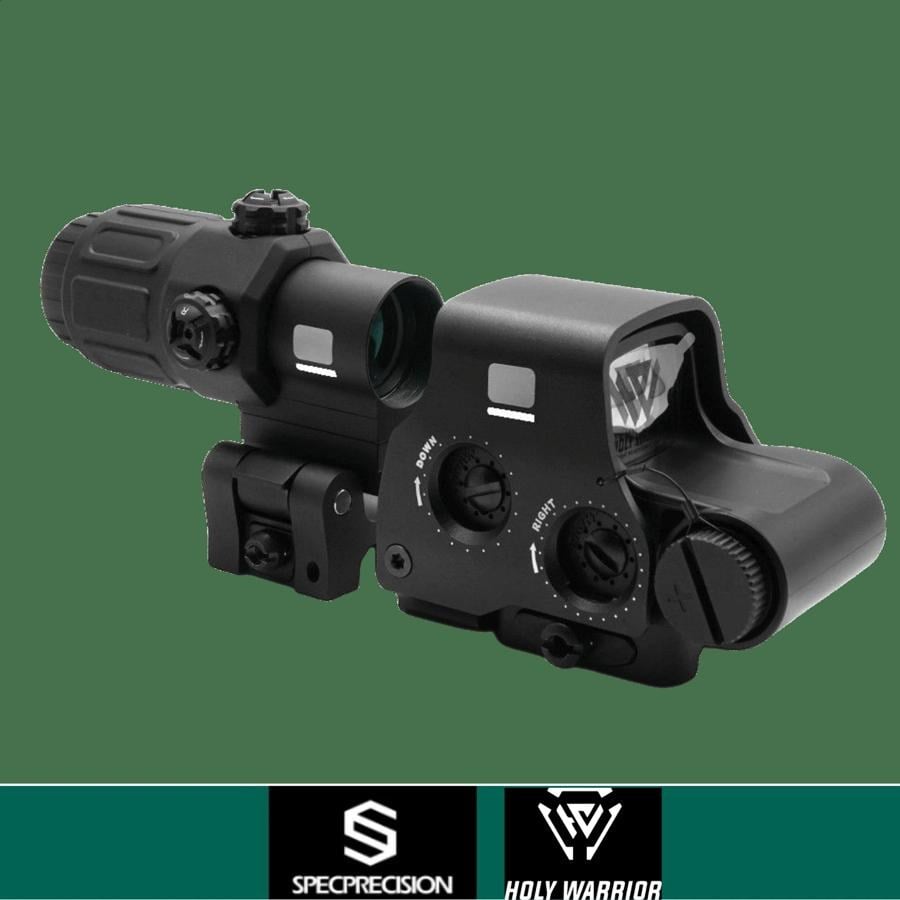 SP HolyWarrior S1 BLACK COMBO SET: EXPS3 RedDot & G33 3X Magnifier