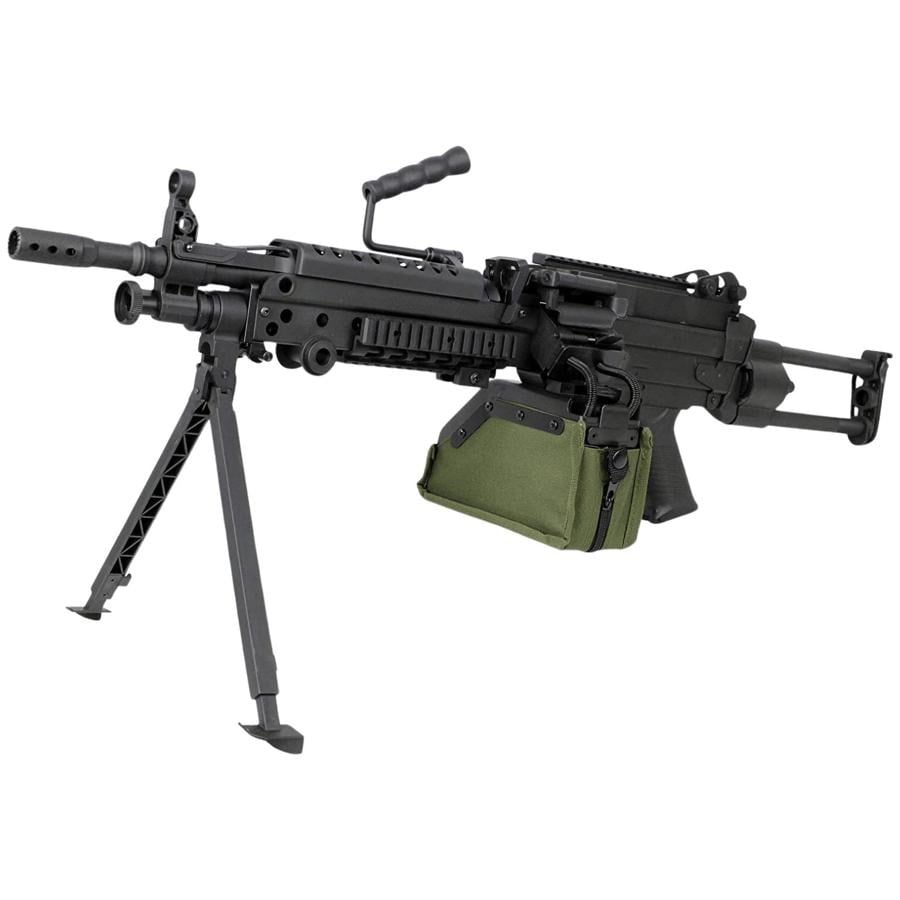 S&T M249 PARA Airsoft AEG Tüfek Siyah Tambur Şarjörlü (STAEG103PABS)