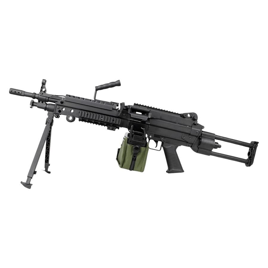 S&T M249 PARA Airsoft AEG Tüfek Siyah Tambur Şarjörlü (STAEG103PABS)