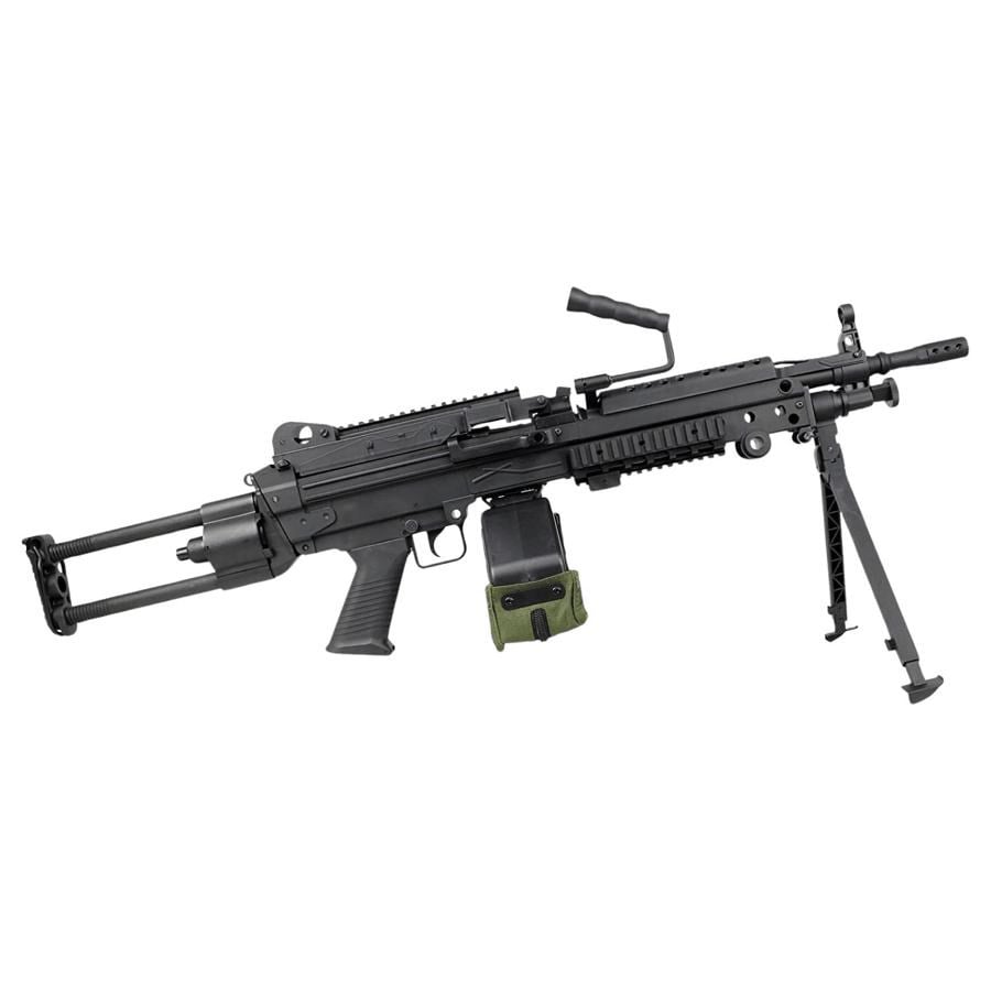S&T M249 PARA Airsoft AEG Tüfek Siyah Tambur Şarjörlü (STAEG103PABS)