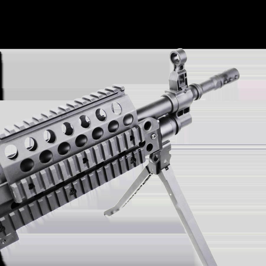 S&T MK46 MOD0 Airsoft AEG Tüfek Siyah Tambur Şarjörlü (STAEG103M46BN)