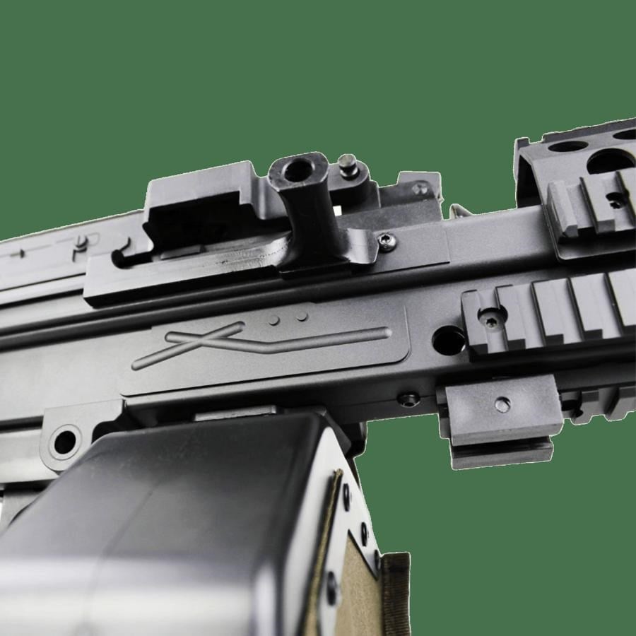 S&T MK46 MOD0 Airsoft AEG Tüfek Siyah Tambur Şarjörlü (STAEG103M46BN)