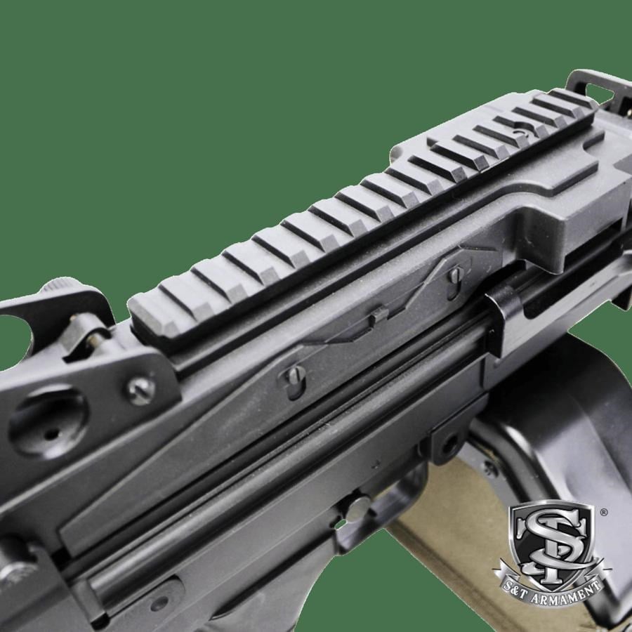 S&T MK46 MOD0 Airsoft AEG Tüfek Siyah Tambur Şarjörlü (STAEG103M46BN)