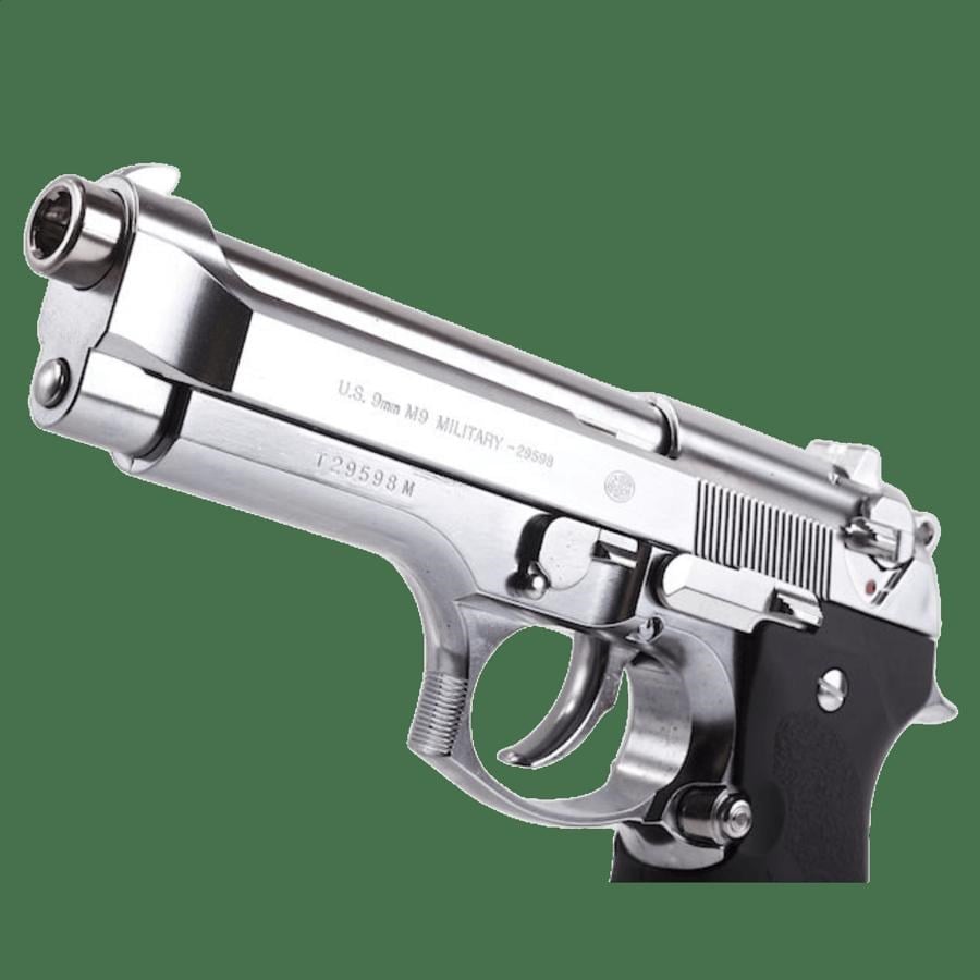 Tokyo Marui M92F CHROME STAINLESS GBB Airsoft Tabanca