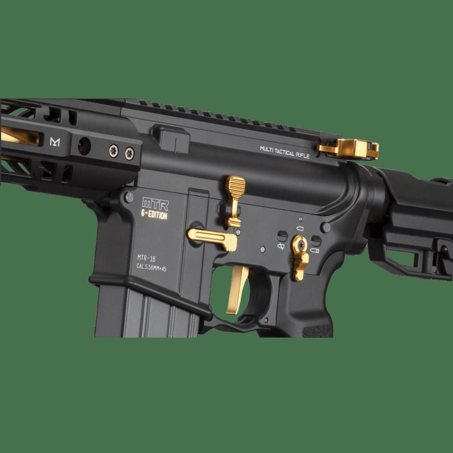Tokyo Marui MTR16 GBBR M4 GOLD G-EDITION (ZET System GasBlowback) Airsoft Tüfek