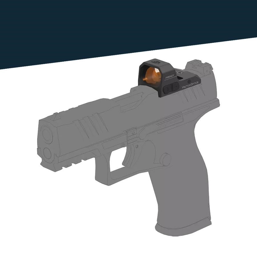 Vector Optics Frenzy FA 1x16x24 3MOA Kırmızı Nokta Nişangahı - Walther® PDP 2.0 Uyumlu (SCRD-83)
