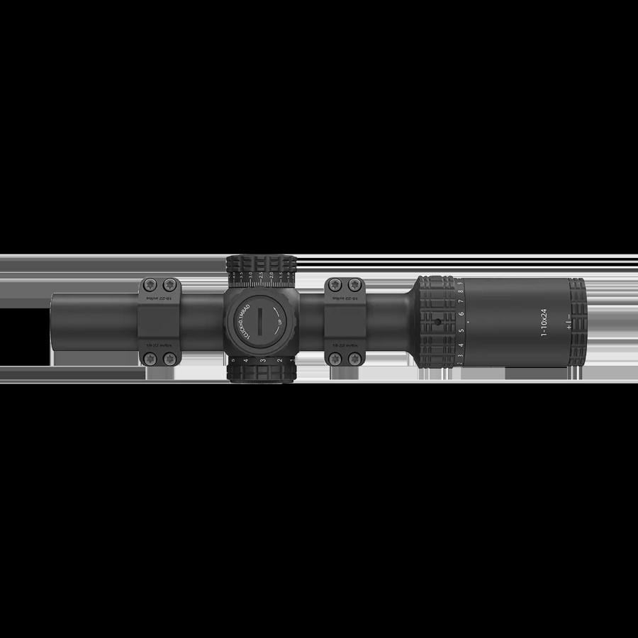 Victoptics S10 LPVO 1-10×24  SFP Tüfek Dürbünü 1-Parça Extreme High Picatinny AR Montaj Kitli OPSL137