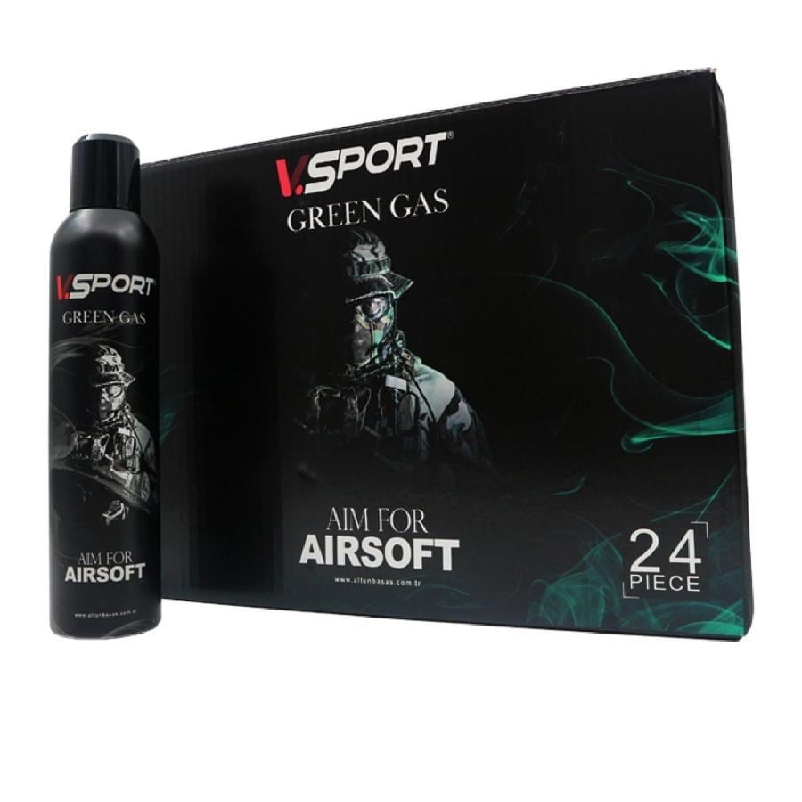 VSPORT Airsoft Green Gaz 300ml 150PSI