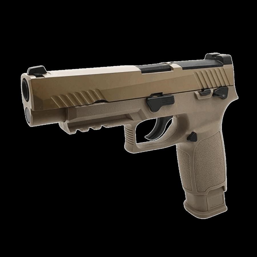 We AEG SIG P320 M17 Green Gas GBB Airsoft Tabanca (F17)  Seti - Tan
