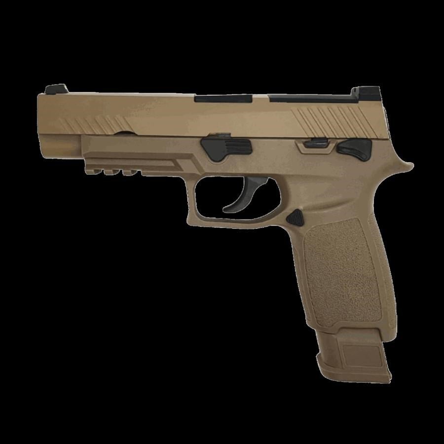 We AEG SIG P320 M17 Green Gas GBB Airsoft Tabanca (F17)  Seti - Tan