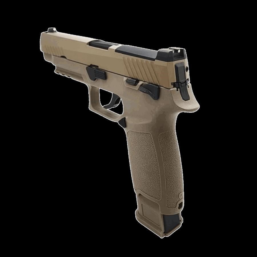 We AEG SIG P320 M17 Green Gas GBB Airsoft Tabanca (F17)  Seti - Tan
