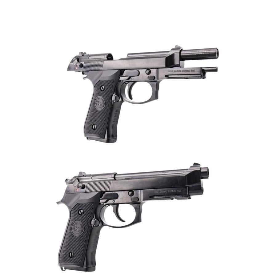 WE BERETTA M9A1 RAIL SIYAH GBB AIRSOFT TABANCA (WE-M012BOX-BK)