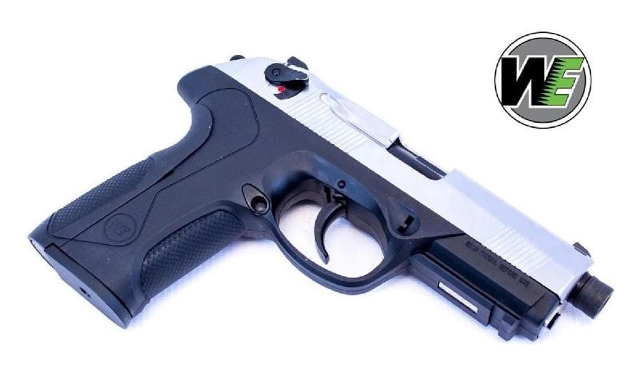 WE Bulldog Beretta PX4 Compact SILVER GBB Airsoft Tabanca (WE-D001-SV)