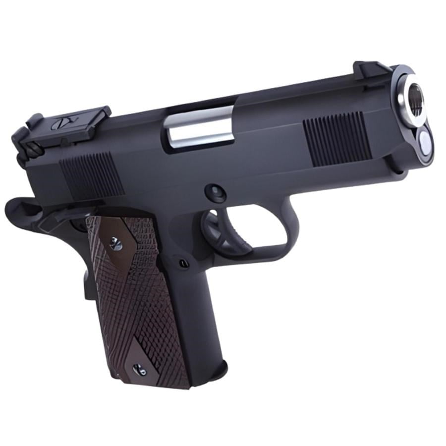 WE Full Metal COLT 1911 Mini Siyah Airsoft GBB Tabanca Kahve Kabza (WE-E003B)