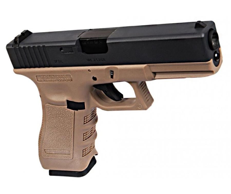 WE G17 GLOCK 17 GEN3 TAN GBB Airsoft Tabanca