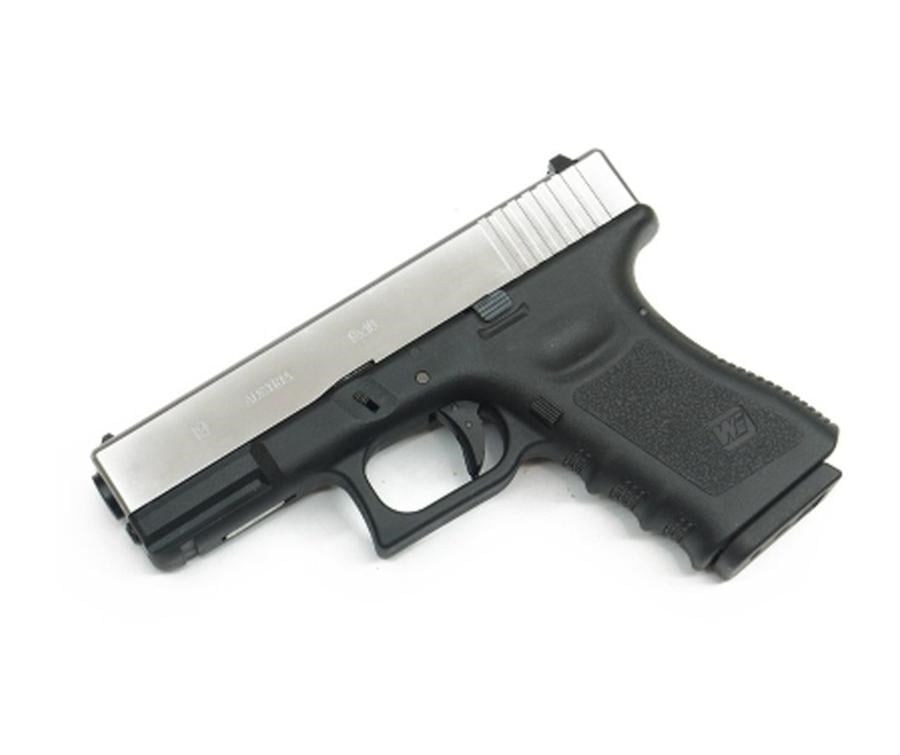 WE G19 GLOCK 19 GEN3 SILVER GBB AIRSOFT TABANCA