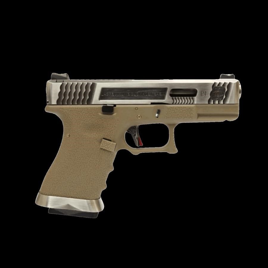 We G19 T8 GBB Aırsoft Tabanca Seti-Tan