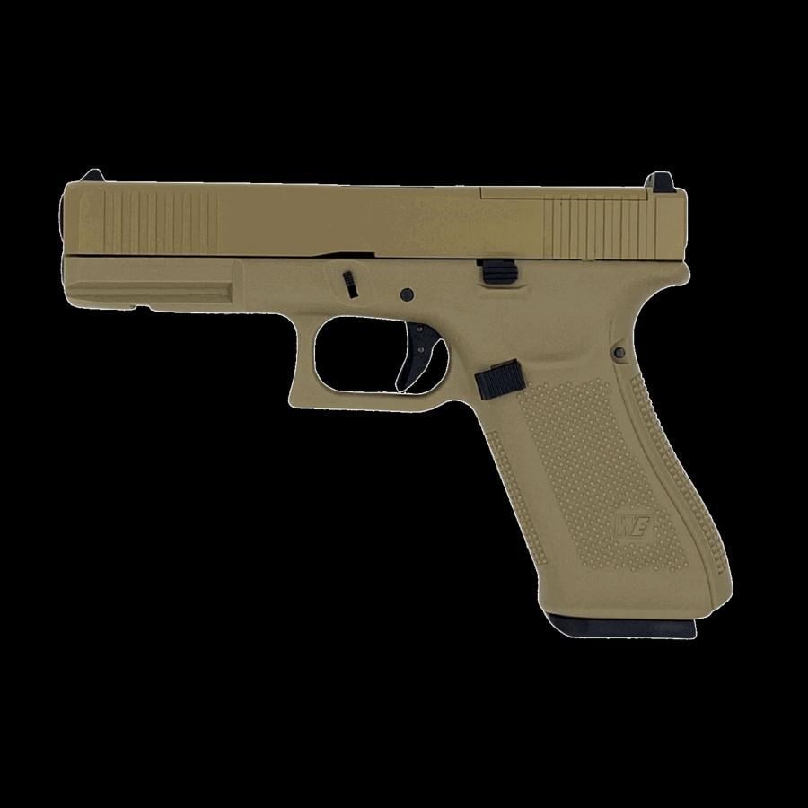 WE GLOCK G17 TAN GEN5 MOS RMR Ayaklı GBB Airsoft Tabanca Seti