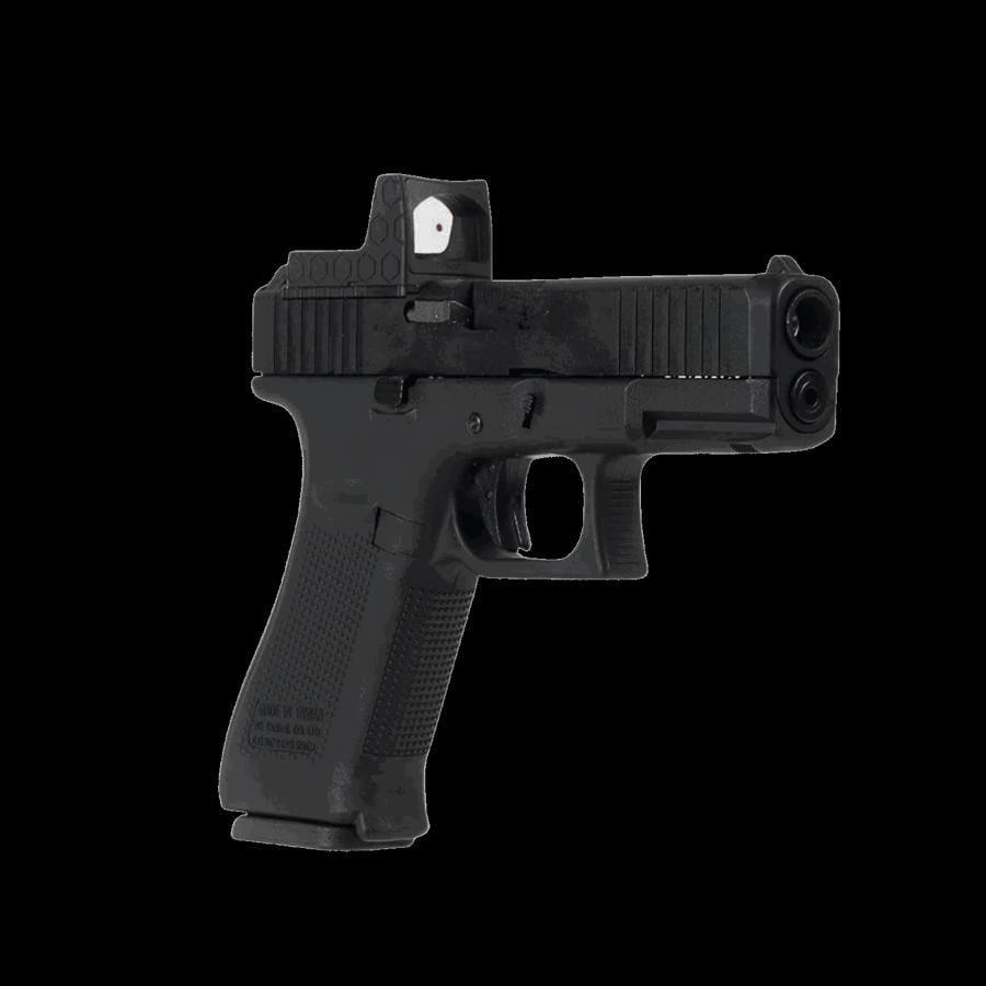 WE Glock G19X Gen5 MOS-RMR Red dot Yuvalı GBB Airsoft Tabanca Seti-Siyah