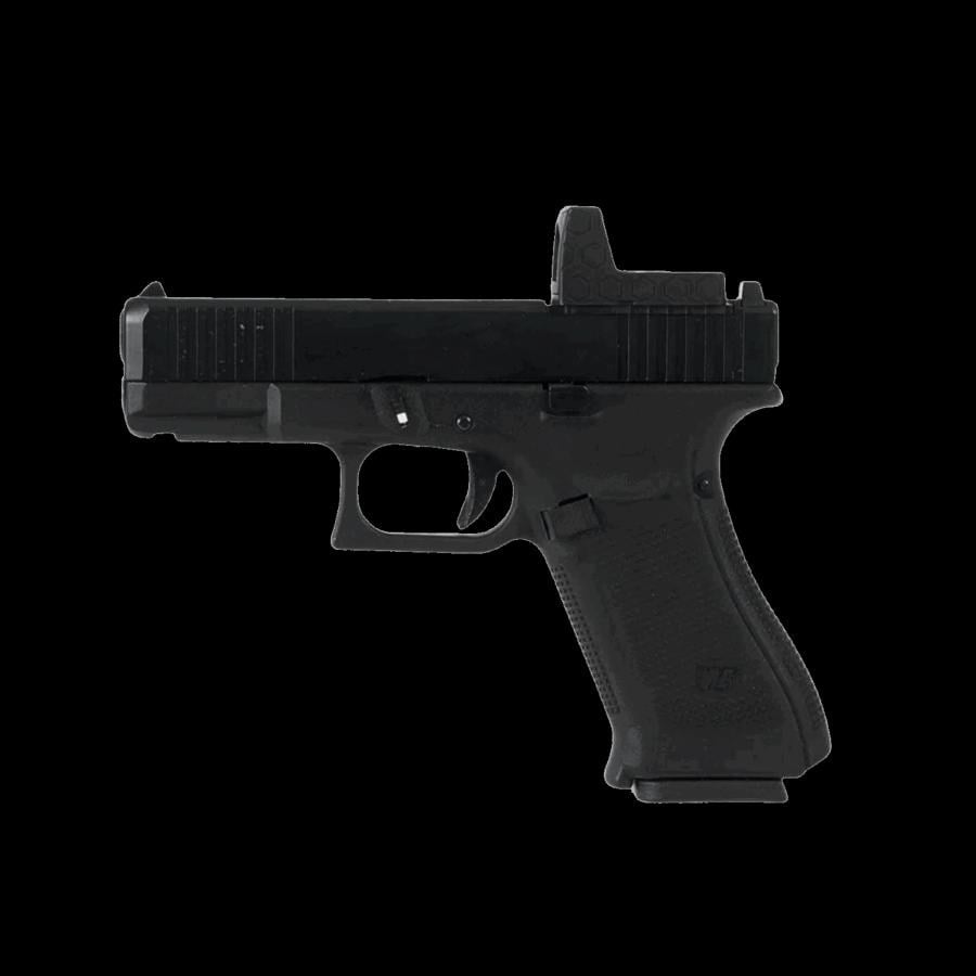 WE Glock G19X Gen5 MOS-RMR Red dot Yuvalı GBB Airsoft Tabanca Seti-Siyah