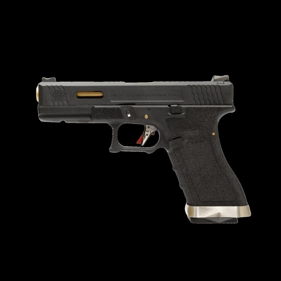We Glock17 G17 T1 GBB Aırsoft Tabanca Seti